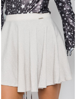KENDRA Sparkling Skirt - White