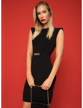 ALEXANDRA Knit Dress - Black