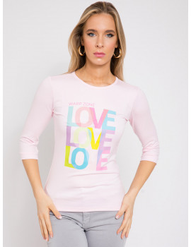 LOVE T-shirt - Powder Pink