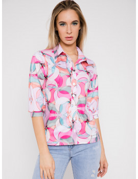 CHIETI Print Shirt - Pink