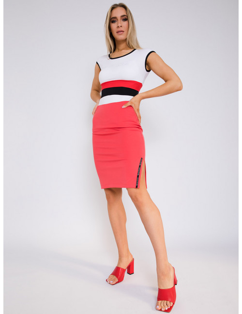 SASSARI Pencil Skirt - Red