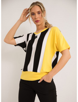 CASSANDRA Striped T-shirt - Yellow
