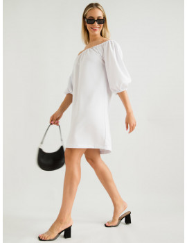 MARINA Len Dress - White
