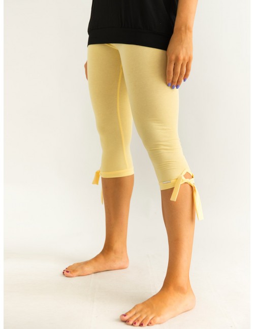 PELLA Elasztikus Leggings - Pasztell Sárga