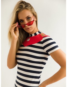KATE Striped Dress - Red
