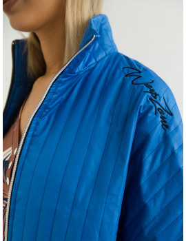 EDWIGE Quilted Jacket - Royal Blue