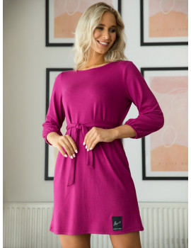 KAROLINA Knit Dress - Plum