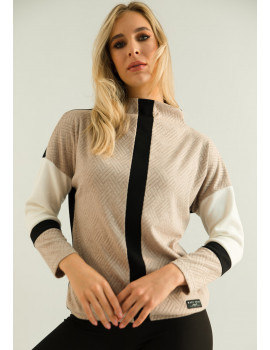 WHITNEY Knit Jumper - Taupe