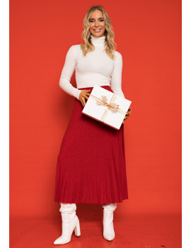 MALVINA Sparky Skirt - Red