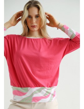 TAMMI Print Top - Pink