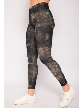 BONNIE Elasztikus Batikolt Leggings  - Fekete