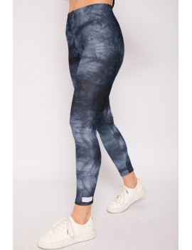 BONNIE Elasztikus Batikolt Leggings  - Kék