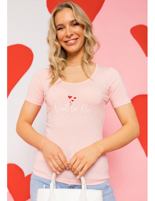 AMELIA T-shirt - Pastel Pink