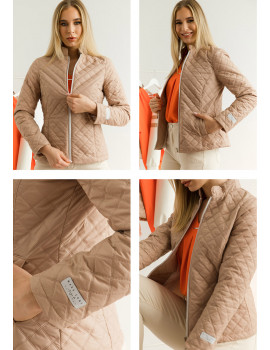 ROSIE Quilted Jacket - Cappuccino