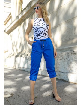 SUZIE Cargo Trousers - Blue