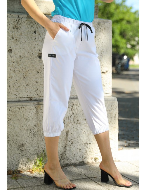 SUZIE Cargo Trousers - White