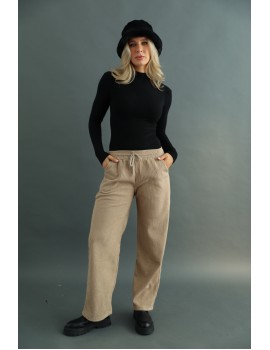 Corduroy Pants - Beige