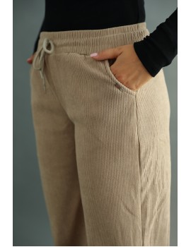 Corduroy Pants - Beige