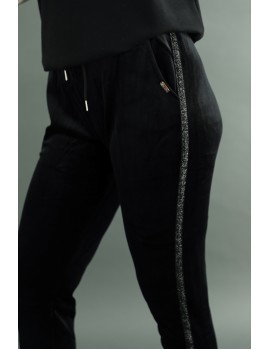 Velvet Trouser- Black