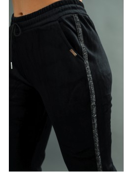 Velvet Trouser- Black