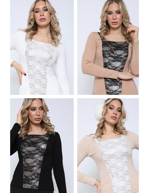 VALERIA Csipkés Felső - Több színben