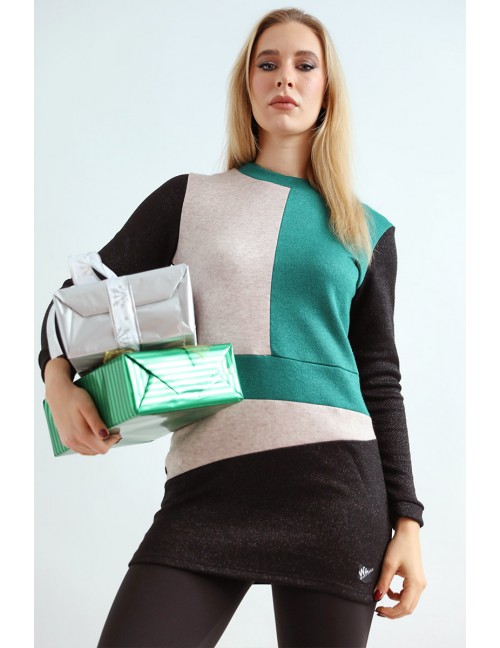 ZOE Knit Tunic - Pine Green