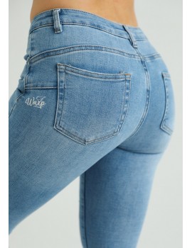 AMARYLLIS Embroidered Skinny Jeans