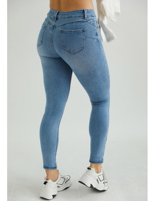 AZAELA Hímzett Farmernadrág