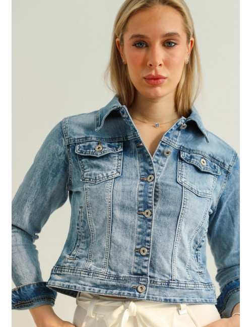 JENNY Hímzett Farmerdzseki