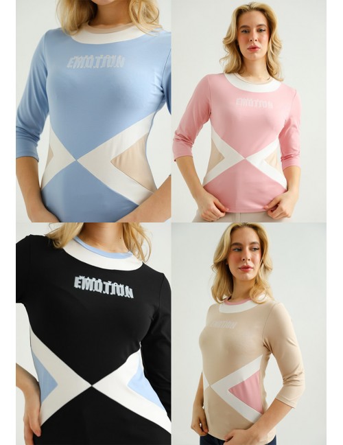 JACINTA Filmnyomott Felső - Több színben