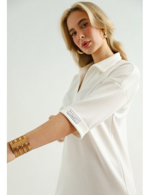 AZALEA Print Dress - White