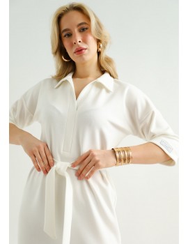 AZALEA Print Dress - White