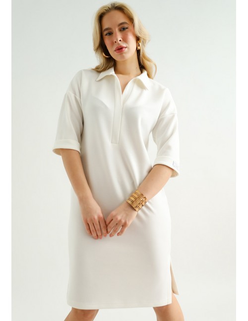 AZALEA Print Dress - White