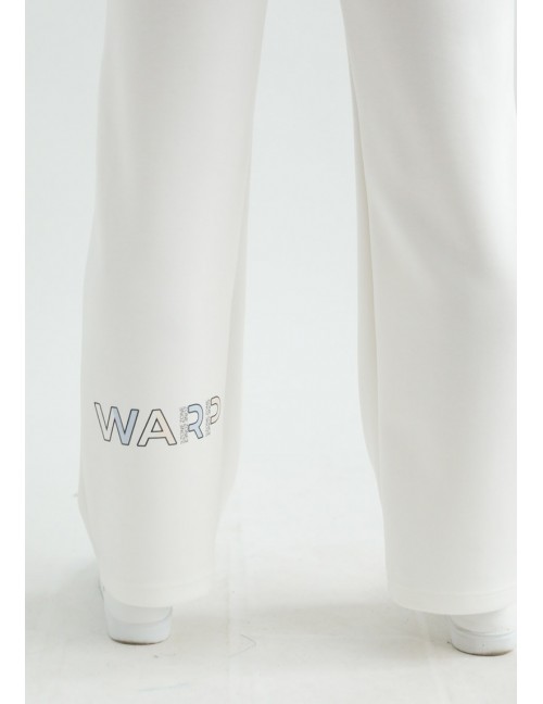 CLOVER Filmnyomott Szabadidő Nadrág  - Fehér CLOVER Filmnyomott Szabadidő Nadrág  - Fehér