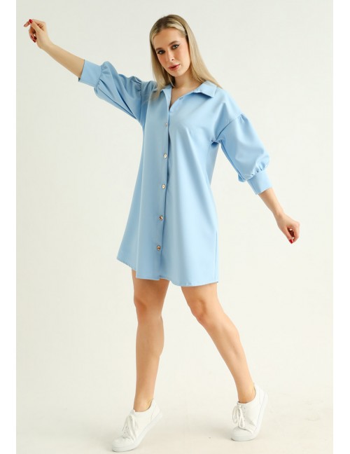 MOON Dress  - Light Blue