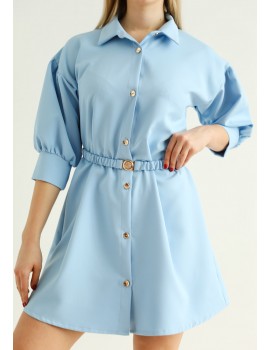 MOON Dress  - Light Blue