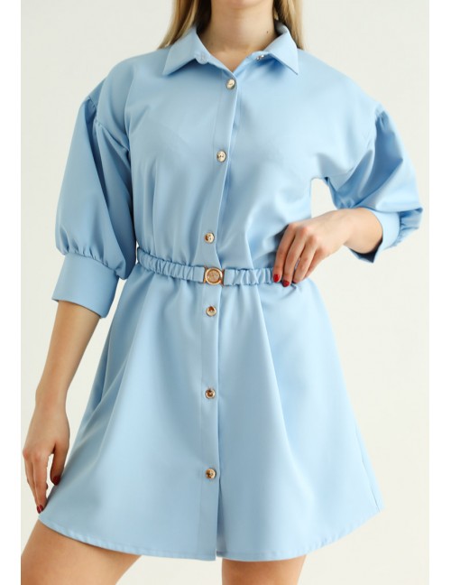 MOON Dress  - Light Blue