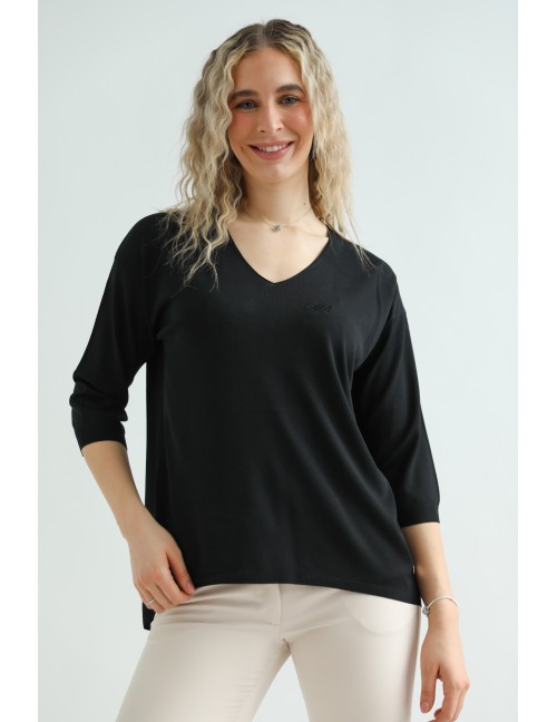 MONTI Nyári Kötött Felső - Fekete