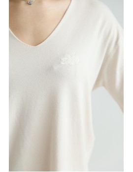 Felice knitted top - White