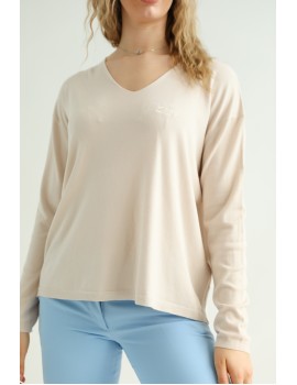 Felice knitted top - Beige