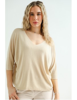 Fonten knitted top - Beige