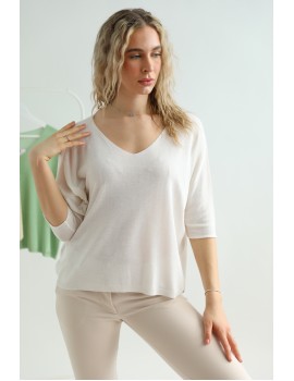 Fonten knitted top - White