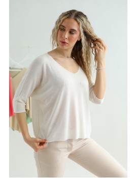 Fonten knitted top - White