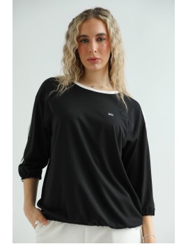 Side Knot Top - Black