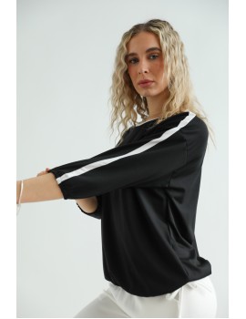 Side Knot Top - Black