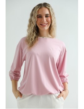 Side Knot Top - Pink