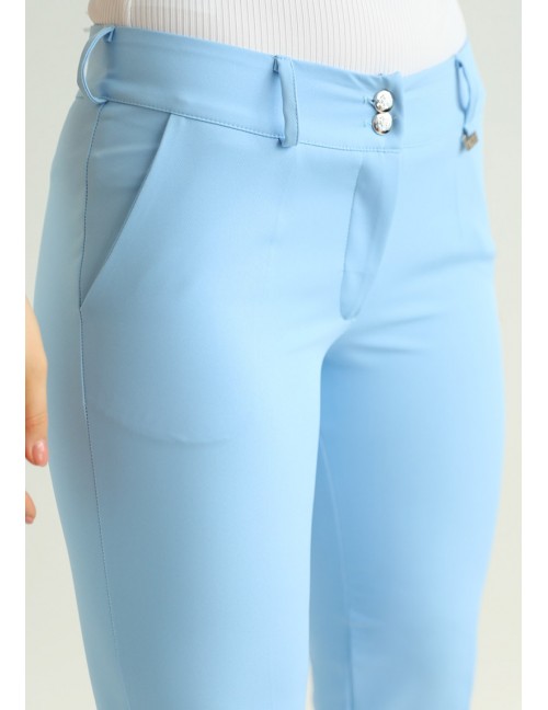 VALERIE Élvasalt Nadrág - világos kék