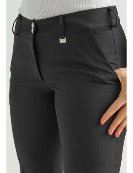VALERIE Cigarette Trousers - Black