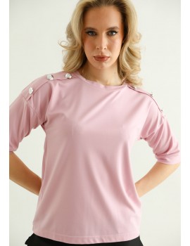 SAVANNAH T-Shirt - Pastel Pink