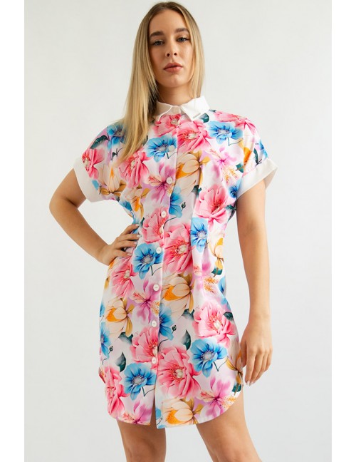 ELEONORA Gombos Ruha Fehér Gallérral 